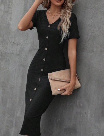 Rochie medie SHEIN, negru