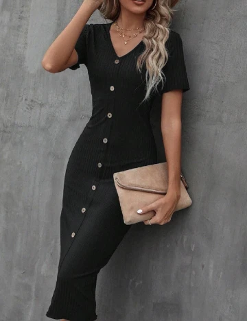 Rochie medie SHEIN, negru