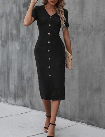 Rochie medie SHEIN, negru