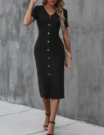 Rochie medie SHEIN, negru