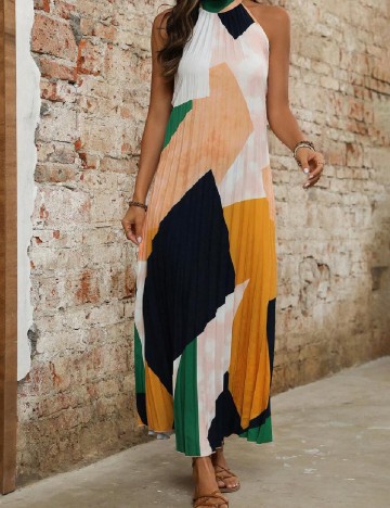 
						Rochie lunga SHEIN, mix culori