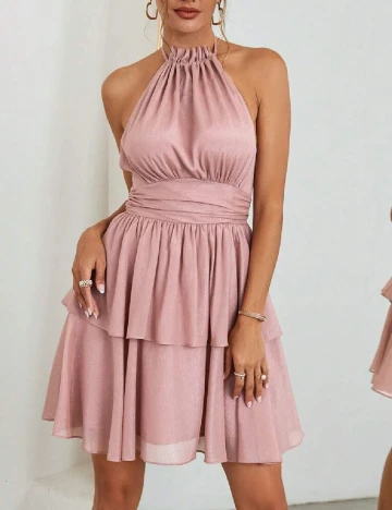 Rochie scurta SHEIN, roz