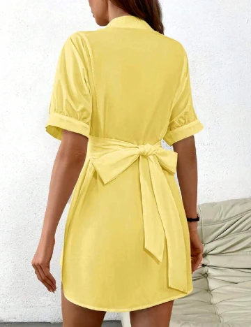 Rochie scurta SHEIN, galben