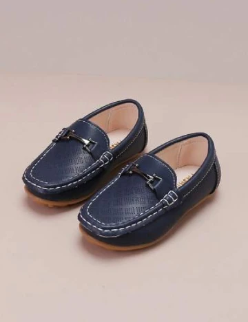 Mocasini Shein Kids, bleumarin Albastru