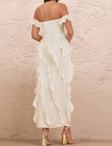 Rochie lunga SHEIN, ecru