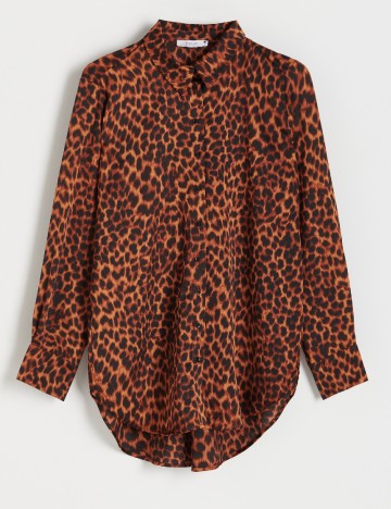 Camasa Reserved, animal print