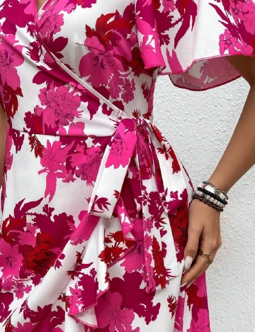 Rochie medie SHEIN CURVE, roz