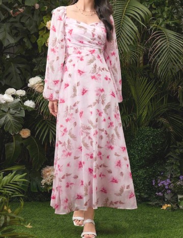 
						Rochie lunga SHEIN, roz