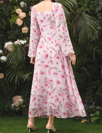 Rochie lunga SHEIN, roz Roz