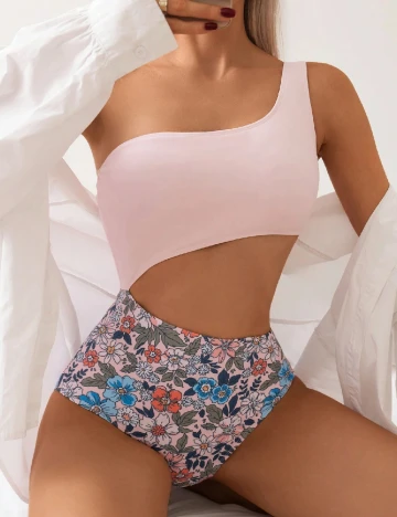 Costum de baie SHEIN, roz
