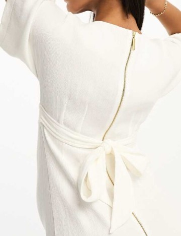 Rochie medie Closet London Maternity, ecru