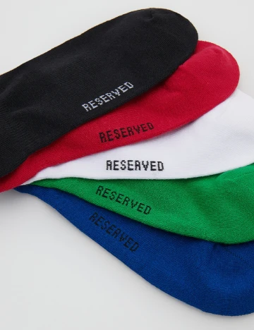 Set sosete 5 perechi Reserved, mix culori Mix culori
