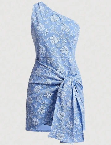 Rochie scurta SHEIN, albastru Albastru