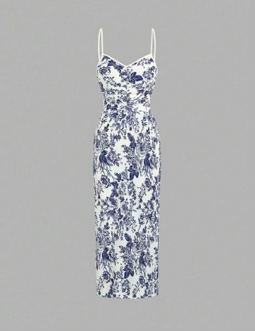 Rochie lunga SHEIN, floral print