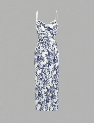 Rochie lunga SHEIN, floral print