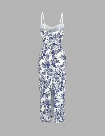 Rochie lunga SHEIN, floral print