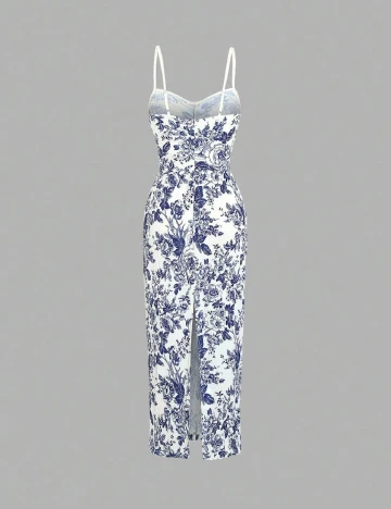 Rochie lunga SHEIN, floral print