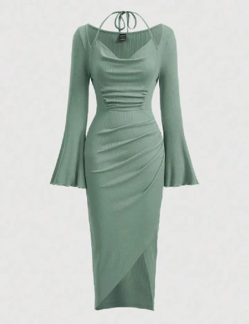 Rochie medie SHEIN, verde