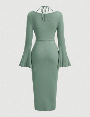 Rochie medie SHEIN, verde
