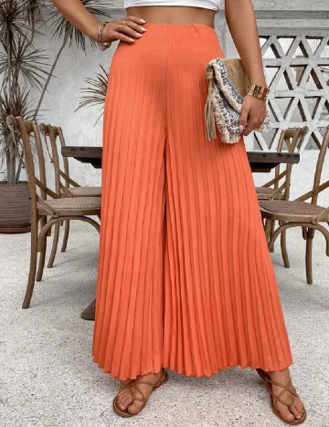 Pantaloni SHEIN, portocaliu