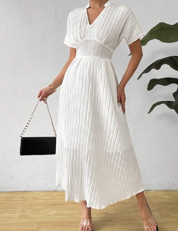 
						Rochie medie SHEIN, alb