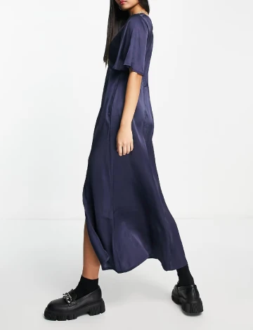 Rochie medie Influence, bleumarin Albastru