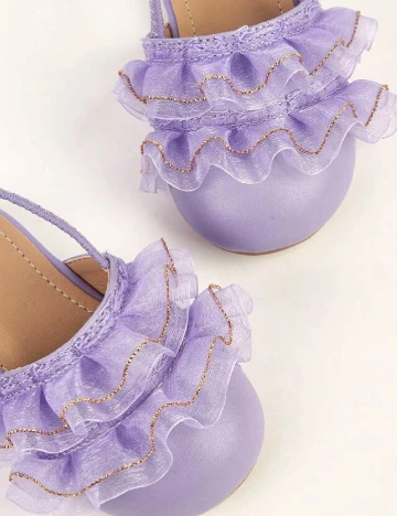 Pantofi Shein Kids, mov