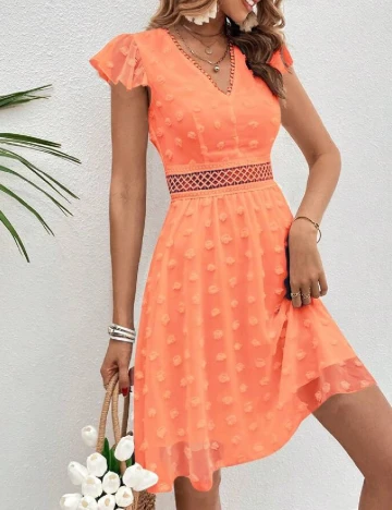 Rochie scurta SHEIN, corai