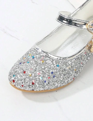 Pantofi Shein Kids, argintiu Gri