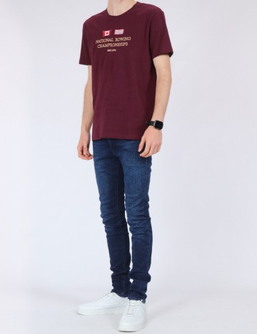 Tricou Reserved, visiniu