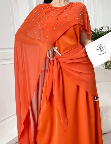 Rochie lunga SHEIN, portocaliu