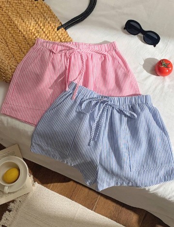 Set Pantaloni scurti 2 perechi SHEIN, mix culori