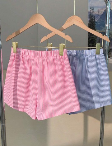 Set Pantaloni scurti 2 perechi SHEIN, mix culori