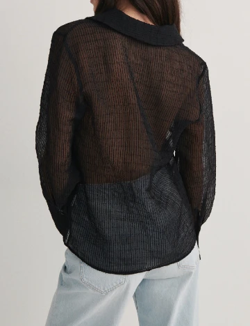 Bluza Reserved, negru Negru