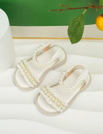 Sandale Shein Kids, alb