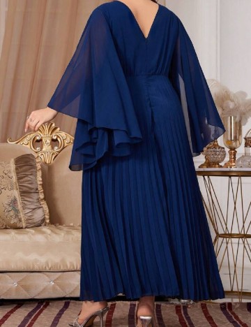 Rochie lunga SHEIN CURVE, bleumarin