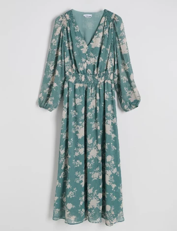 Rochie medie Reserved, turcoaz