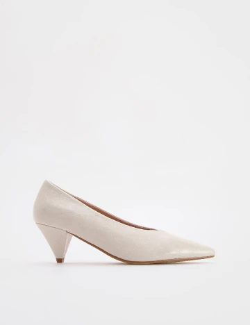 Pantofi Reserved, crem Crem