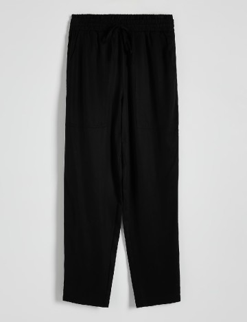 Pantaloni Reserved, negru