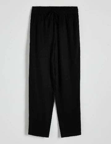 Pantaloni Reserved, negru