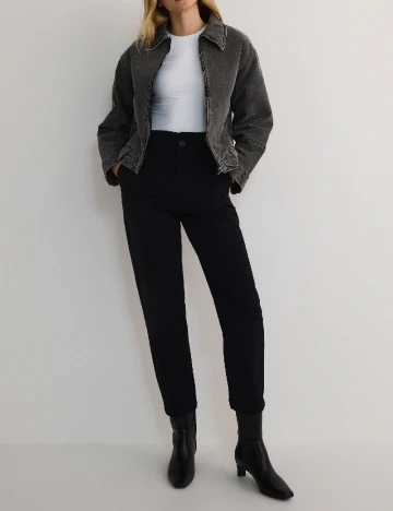 Pantaloni Reserved, negru Negru