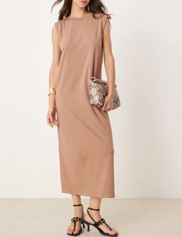 Rochie medie New look, maro