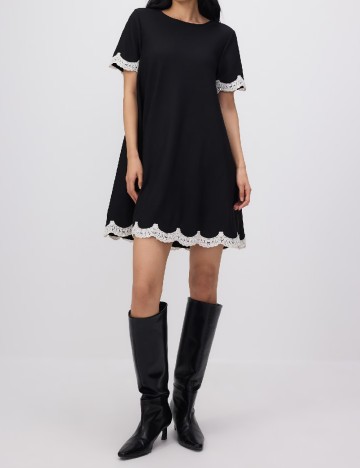 
						Rochie scurta Reserved, negru