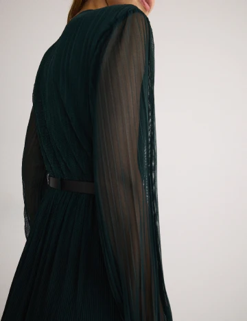 Rochie medie Reserved, verde inchis