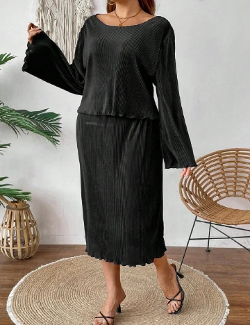 Compleu SHEIN CURVE, negru