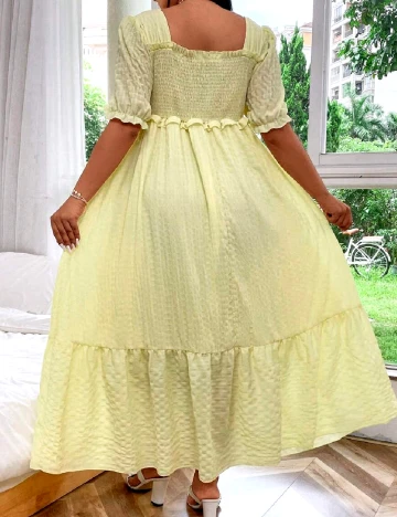 Rochie lunga SHEIN CURVE, galben