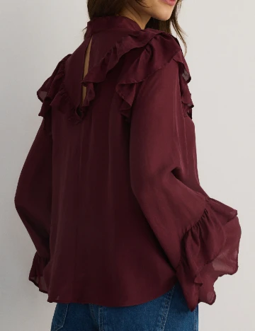 Bluza Reserved, visiniu