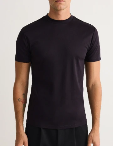 Tricou Reserved, negru Negru