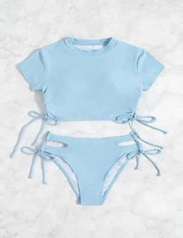 Costum de baie SHEIN, bleu