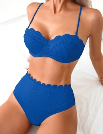 Costum de baie SHEIN, albastru